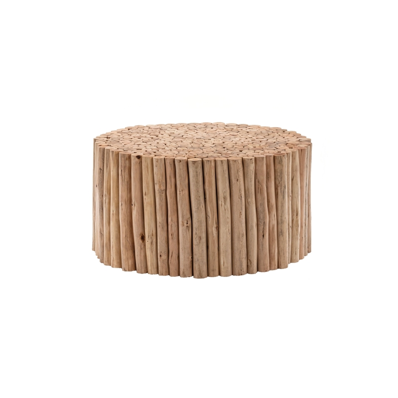 Modern T1009-32 Coffee Table & ET1009-16 End Table Natural