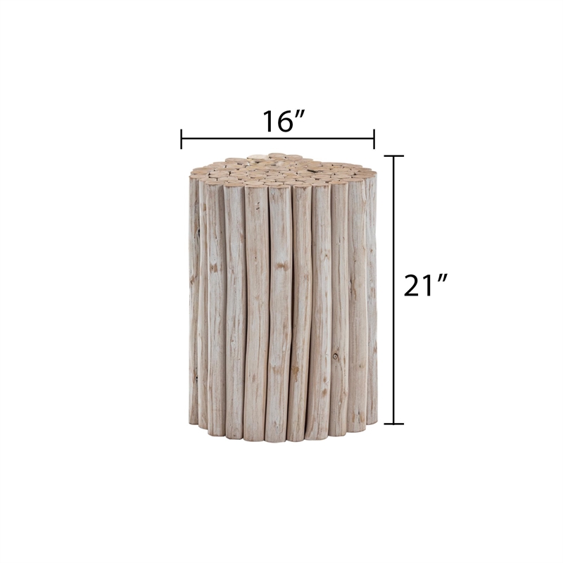 T1009-32 Wood Coffee Table & ET1009-16 Wood End Table in White