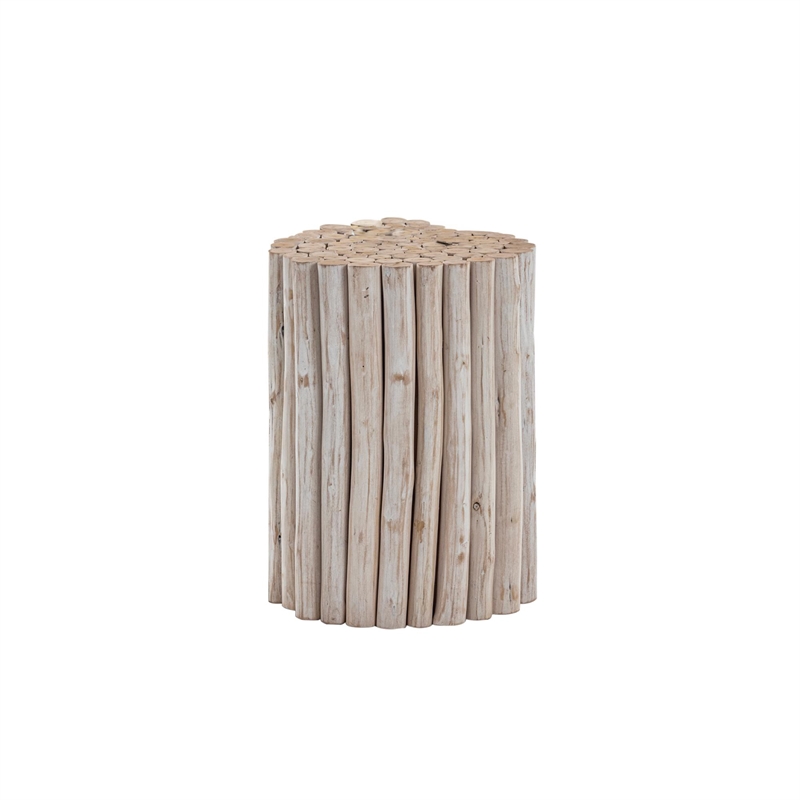 T1009-32 Wood Coffee Table & ET1009-16 Wood End Table in White