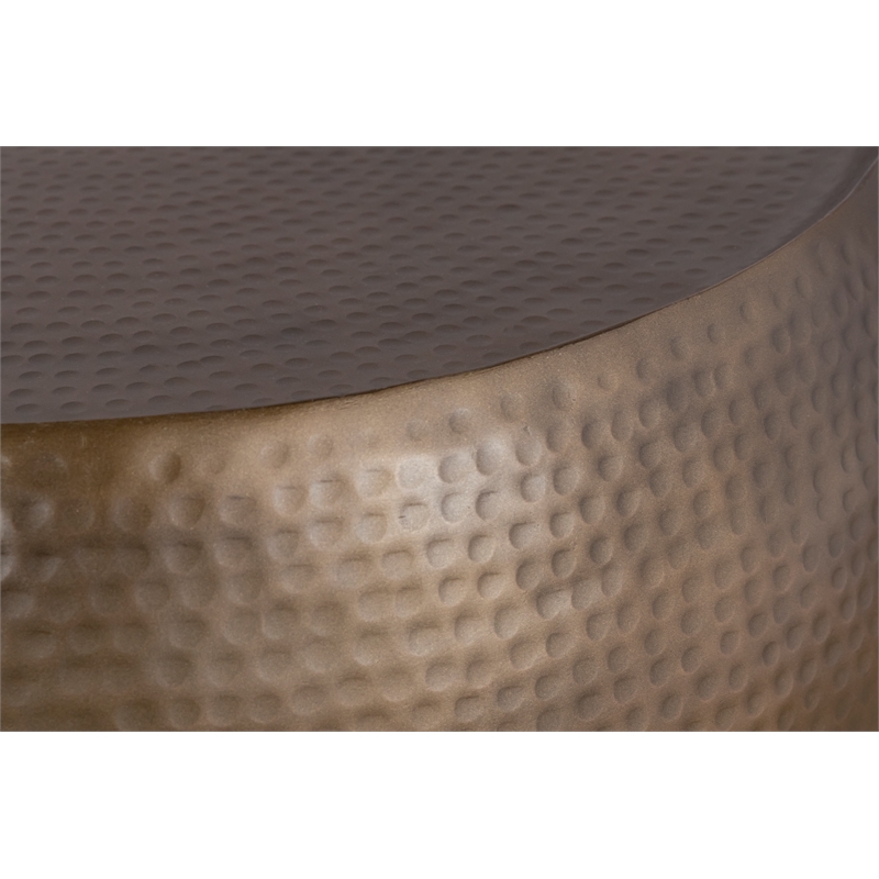 Furnishing CT-501-25-32 Coffee Table made with Aluminum metal Gold