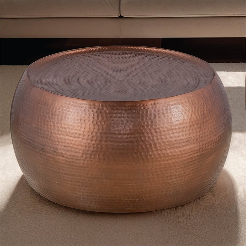 Furnishing CT-501-40-32 Coffee Table made with Aluminum metal Copper