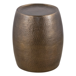 Furnishing ET-501-25-18 END Table made with Aluminum metal Gold