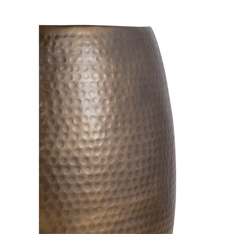 Furnishing ET-501-25-18 END Table made with Aluminum metal Gold