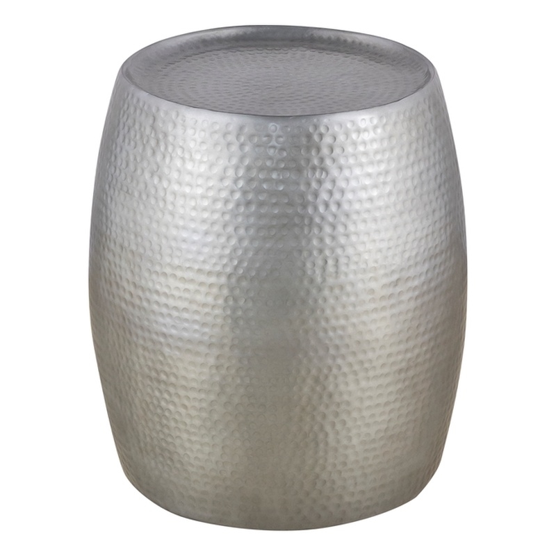 Furnishing ET-501-30-18 END Table made with Aluminum metal Silver