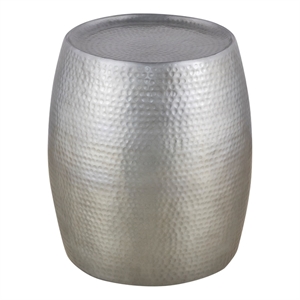 Furnishing ET-501-30-18 END Table made with Aluminum metal Silver