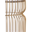ET-901 END Table made with metal and Tempered Glass Top Gold