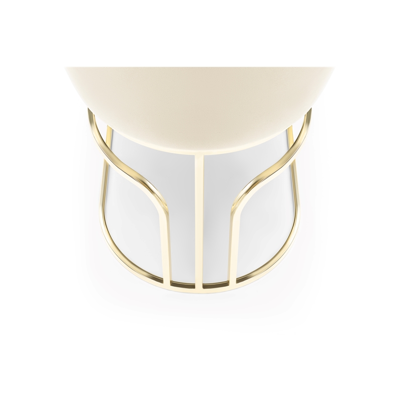 Emrald Modern Gold Legs in Beige Color- 2 Chairs Per Box