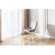 Emrald Modern Gold Legs in Gray Color- 2 Chairs Per Box