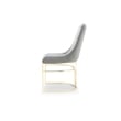Emrald Modern Gold Legs in Gray Color- 2 Chairs Per Box