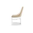 Emrald Modern Steel Legs in Beige Color-2 Chairs Per Box