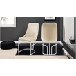 Emrald Modern Steel Legs in Beige Color-2 Chairs Per Box