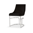 Emrald Modern Steel Legs in Black Color-2 Chairs Per Box