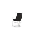 Emrald Modern Steel Legs in Black Color-2 Chairs Per Box