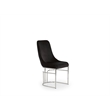 Emrald Modern Steel Legs in Black Color-2 Chairs Per Box