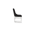 Emrald Modern Steel Legs in Black Color-2 Chairs Per Box