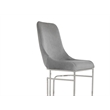 Emrald Modern Steel Legs in Gray Color- 2 Chairs Per Box