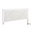 Manhattan King Bed with Lacquer & LED Headboard in White