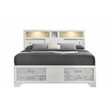 Soul Queen 4PC Set including Manufactured Wood & Marble Accents in White