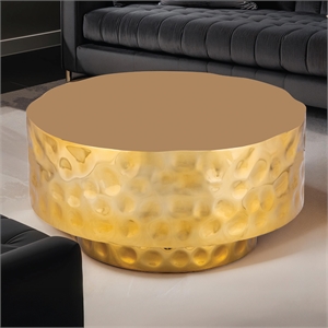 CT 90 Modern Style Coffee Table made with Metal in Gold