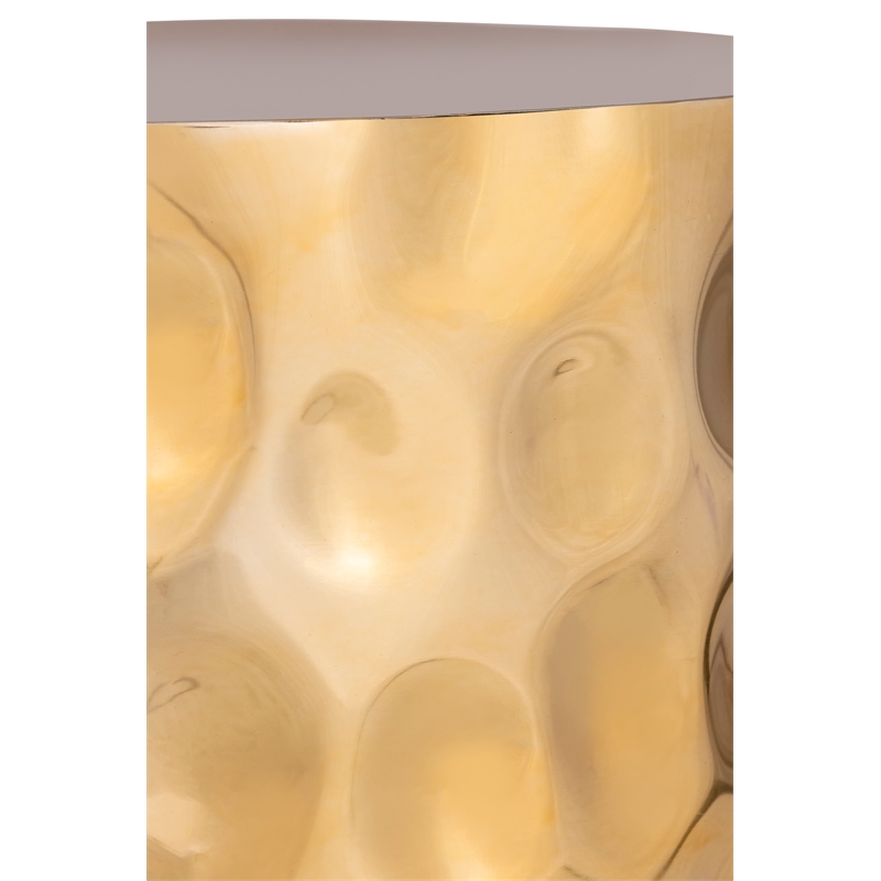 ET 90 Modern Style End Table made with Metal in Gold