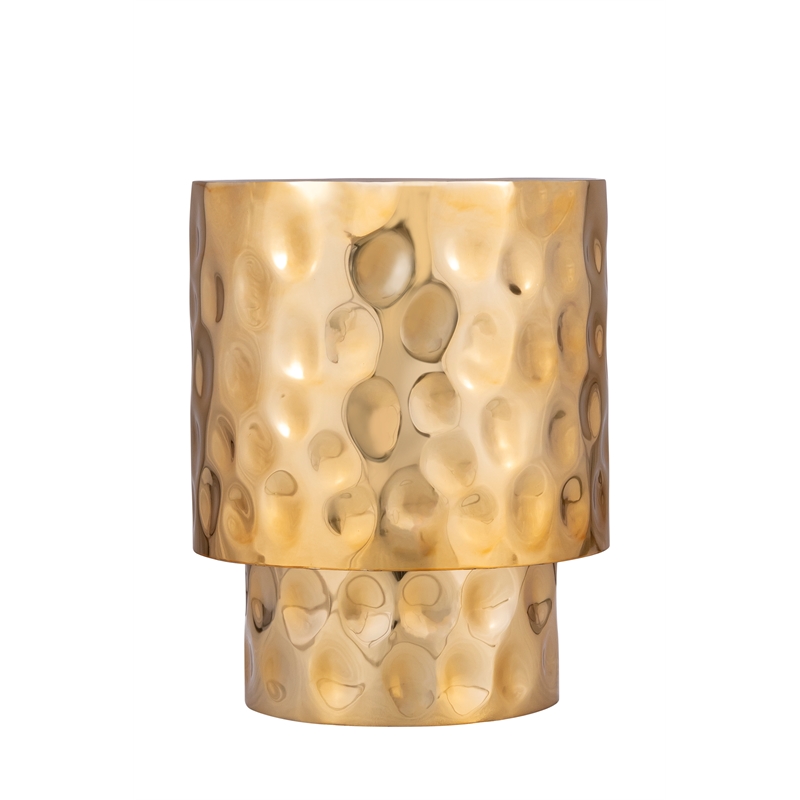 ET 90 Modern Style End Table made with Metal in Gold