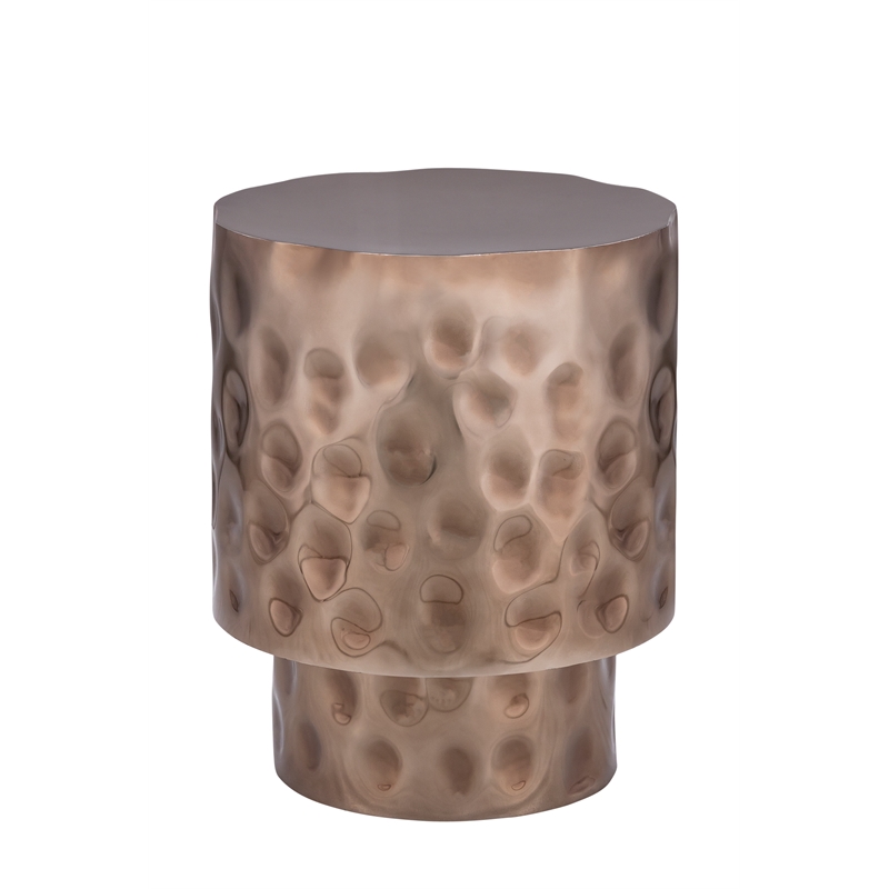ET 90 END Table Modern Style Table made with Metal in Copper