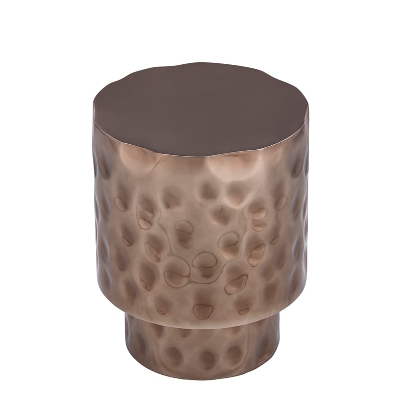 ET 90 END Table Modern Style Table made with Metal in Copper