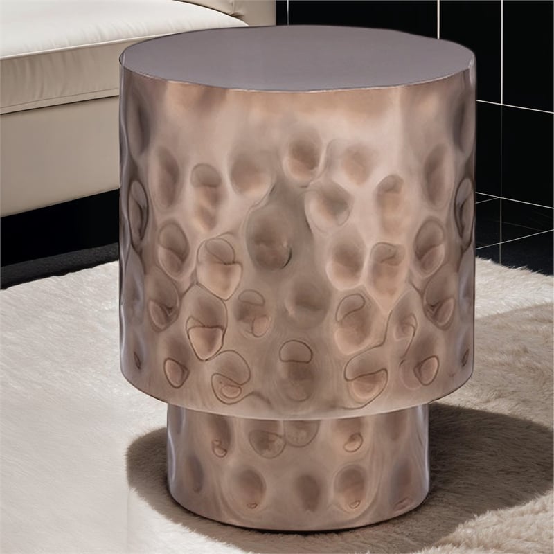 ET 90 END Table Modern Style Table made with Metal in Copper