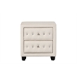 Encore 4PC Queen Vanity Set including Manufactured Wood & Fireplace in Beige