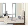 Encore 4PC King Vanity Set including Manufactured Wood & Fireplace in Beige