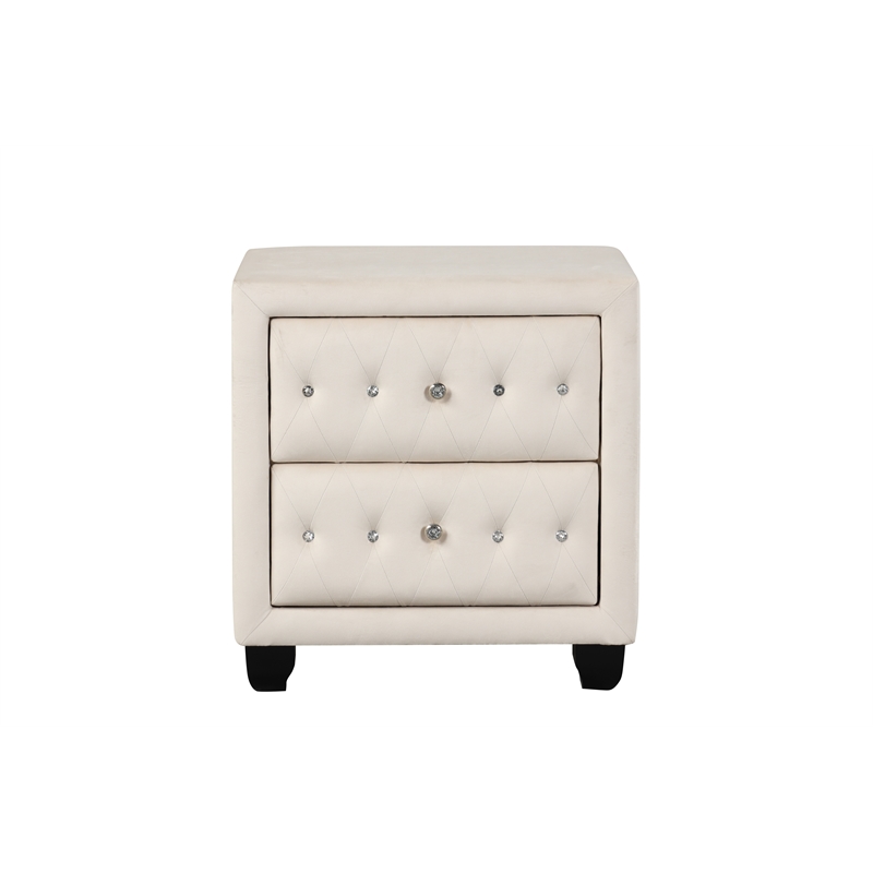 Encore 5PC King Vanity Set including Manufactured Wood & Fireplace in Beige