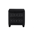 Encore 5PC Queen Vanity Set including Manufactured Wood & Fireplace in Black