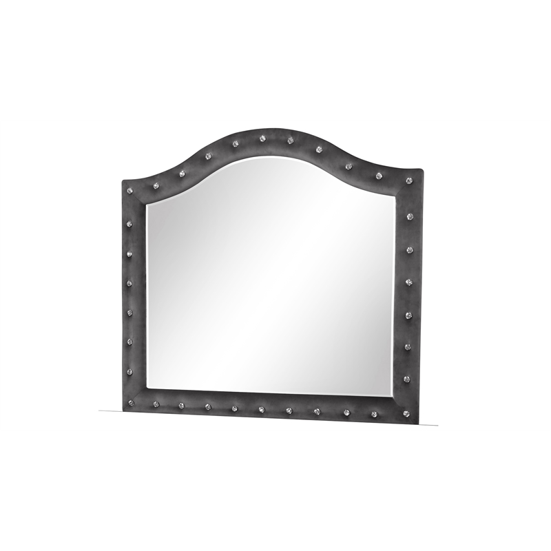 Encore 5PC King Bedroom Set including Manufactured Wood & Fireplace in Gray