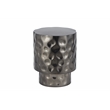 ET-90 Modern Style Hand Hammered End Table in stainless steel Nickel