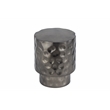 ET-90 Modern Style Hand Hammered End Table in stainless steel Nickel