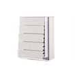Fabio Modern Style LED 5-Drawer Chest Made With Wood in White