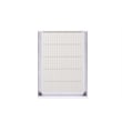 Fabio Modern Style LED 5-Drawer Chest Made With Wood in White