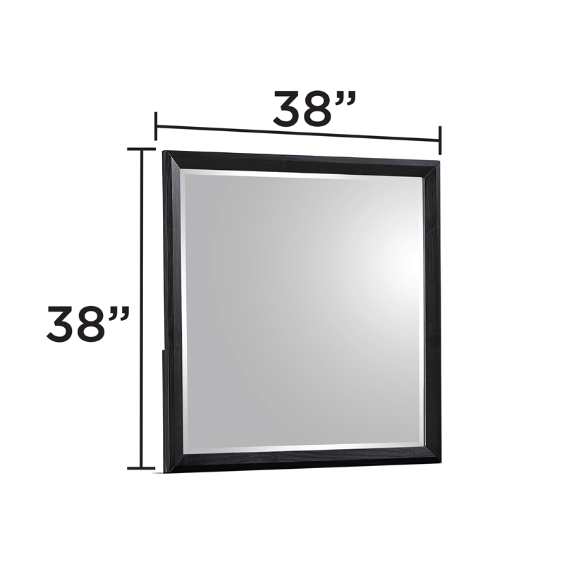 Houston Queen 4PC Bedroom Set Made With Wood in Walnut