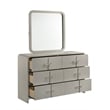 Aria Modern Style King 5Pc Bedroom Set Made with Wood in Beige Color