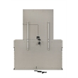Leonor Modern Style Wood LED Dresser with 8 Drawers in Gray