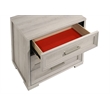 Colorado Modern Style King 5Pc Wood LED Bedroom Set in Rustic Natural