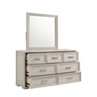 Colorado Modern Style Wood Dresser with Storage Drawers in Rustic Natural