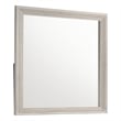 Colorado Modern Style Wood Bedroom Mirror in Rustic Natural
