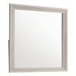 Colorado Modern Style Wood Bedroom Mirror in Rustic Natural