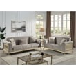 Antigua Contemporary Style Upholstery 2PC Livingroom Set Made with Wood in Taupe