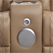 Fortuner Modern 3pc Power Reclining Living Room set (Sofa+Loveseat)  in Caramel