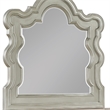 Bella Traditional Style Mirror Made with Wood in Champagne (No Dresser)