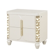 Cinderella Traditional Style 4 Pc King Bedroom Set with LED and Gold Accents
