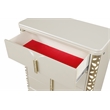 Cinderella King 5 Piece Wood Bedroom Set with LED Accents in White