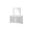 Abigale Queen 5 Piece Wood Bedroom Set with LED Storage Bed in White